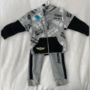 StarWars Toddler 4T 3-piece Sweatshirt Set